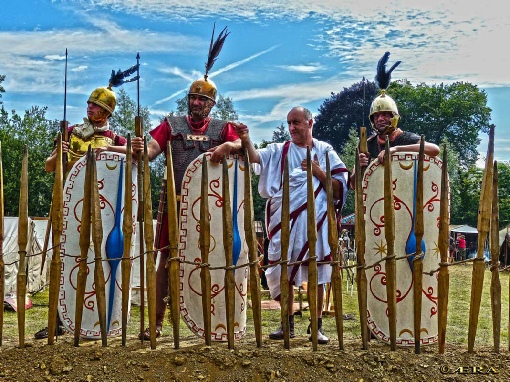 photos legions romaines à Marle 2015