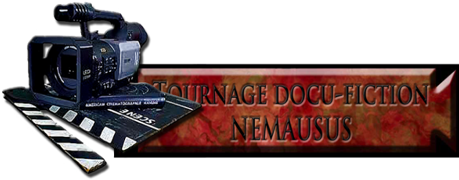 Tournage Nemausus docu-fiction