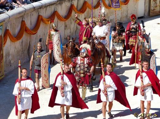 Nimes photos legion romaine 1 les grands jeux romains 2014