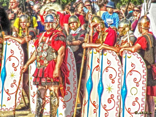 photos legions romaines à Moscou 2015