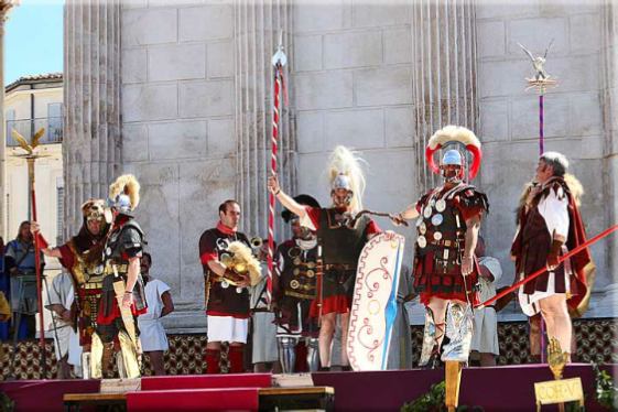 Nimes photos legion romaine 1 les grands jeux romains 2013