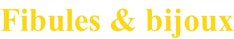 Fibules & bijoux