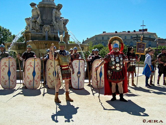 Photos legion Romaine Nîmes Grands Jeux Romains 2017