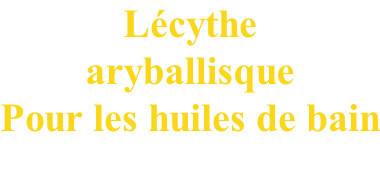 Lécythe  aryballisque Pour les huiles de bain